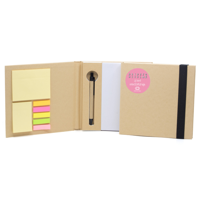 Notebook met memo set & pen - Leraar