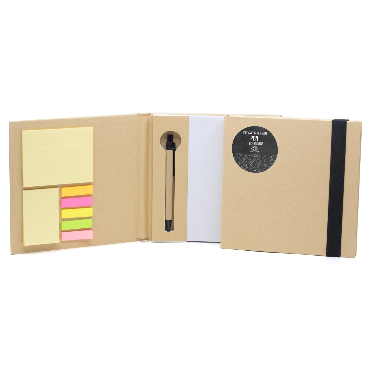 Notebook met memo set & pen - Leraar