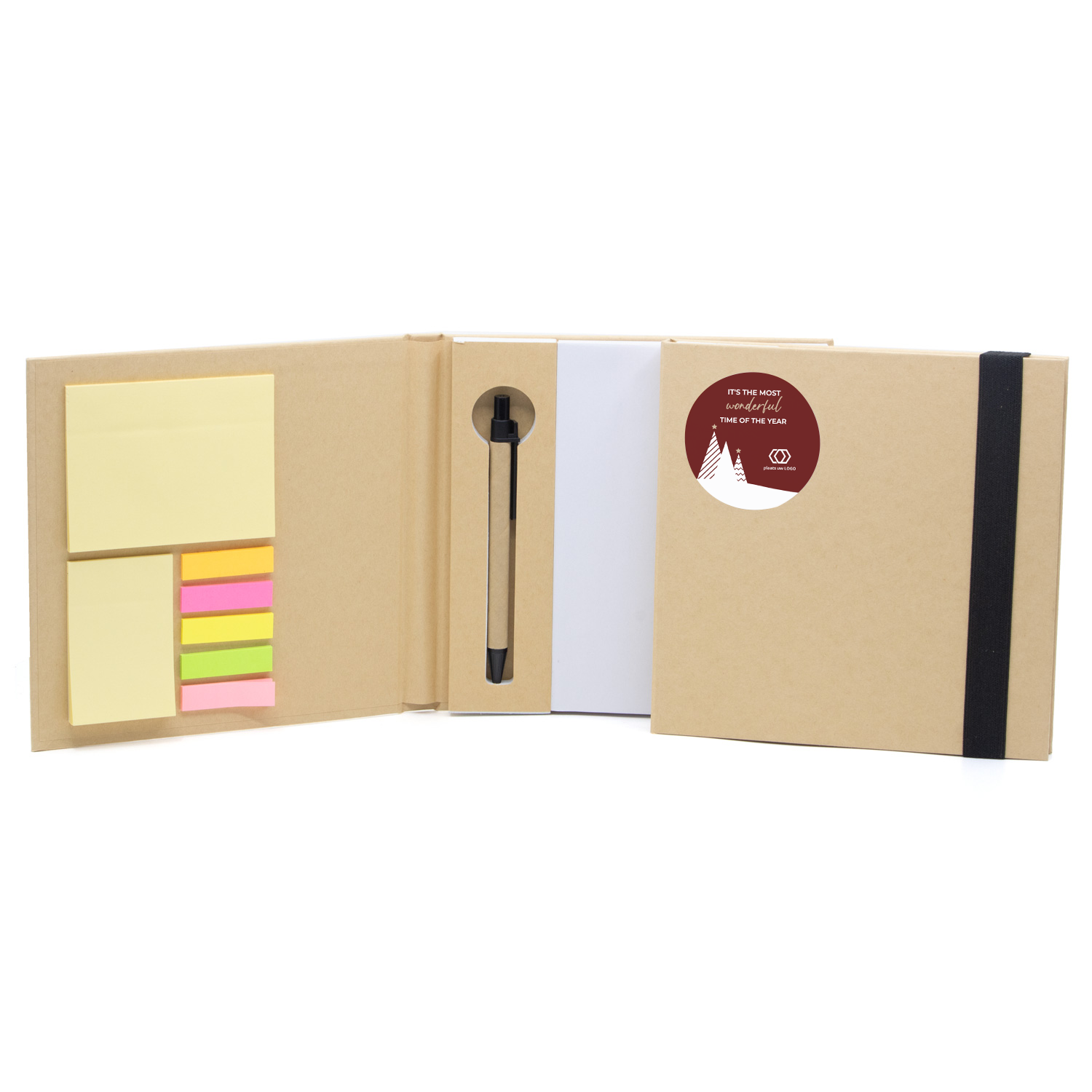 Notebook memo set & pen - Kerst