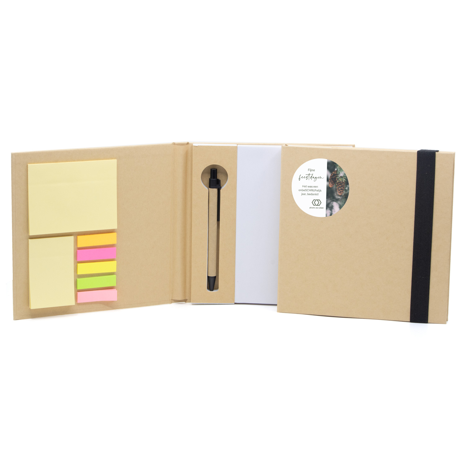 Notebook memo set & pen - Kerst