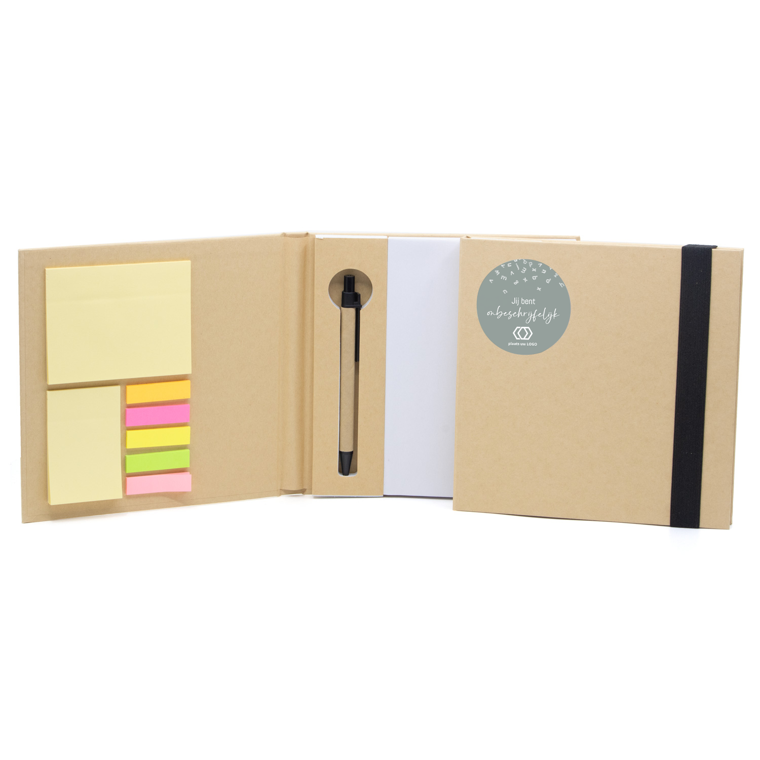 Notebook met memo set & pen - Leraar