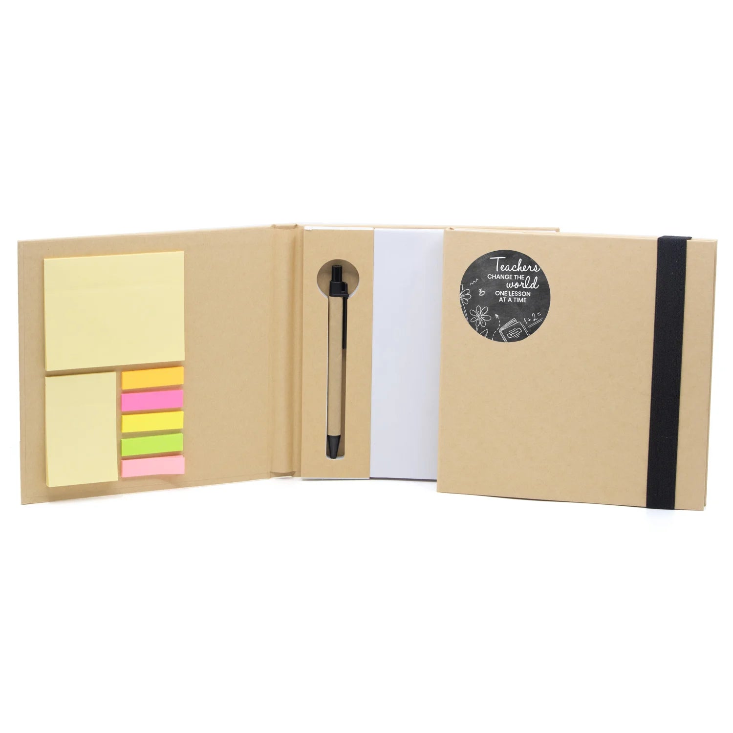 Notebook met memo set & pen - Leraar