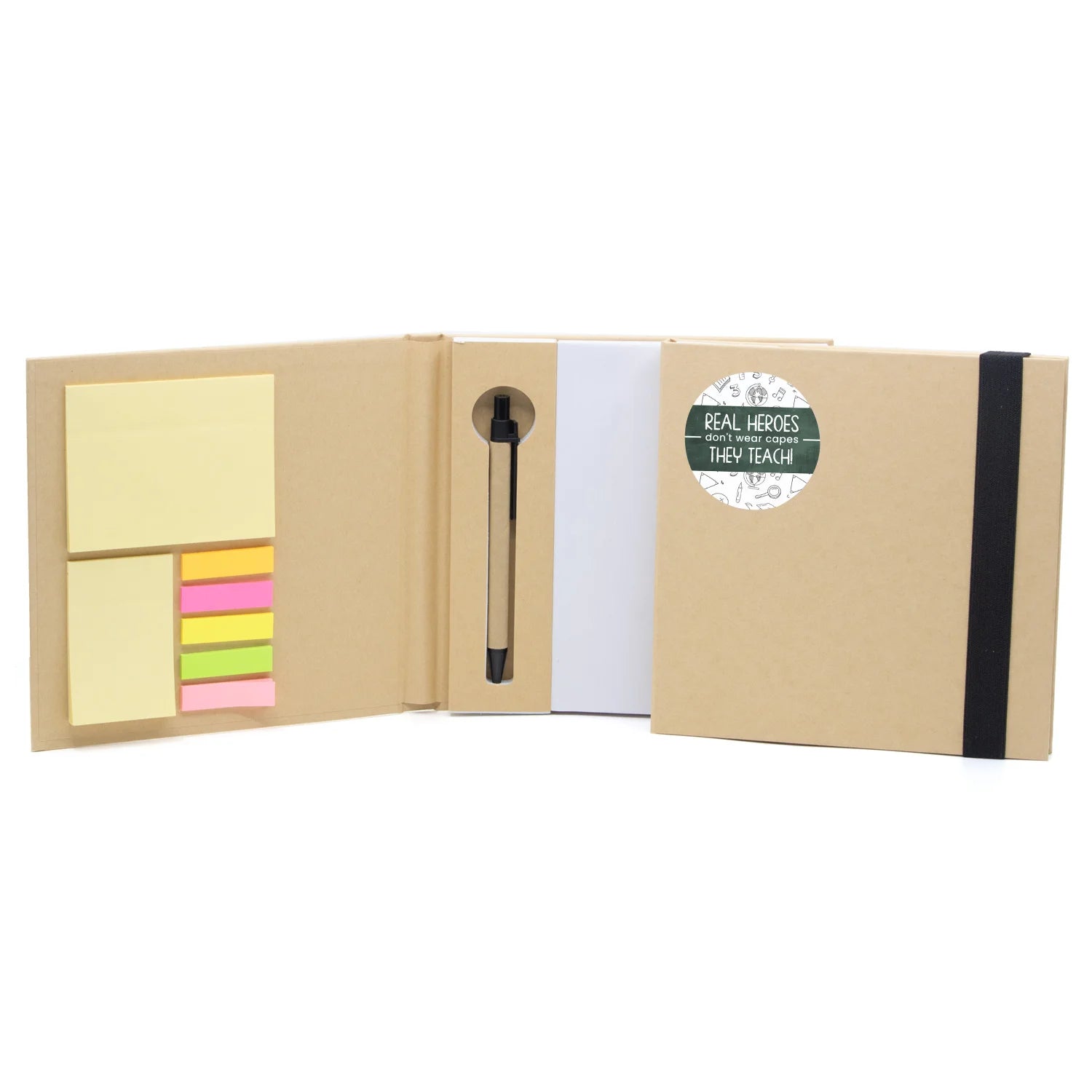 Notebook met memo set & pen - Leraar