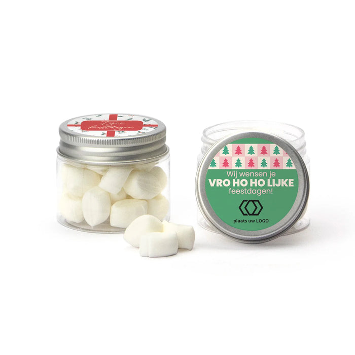 Mini potje met snoepjes - Kerst