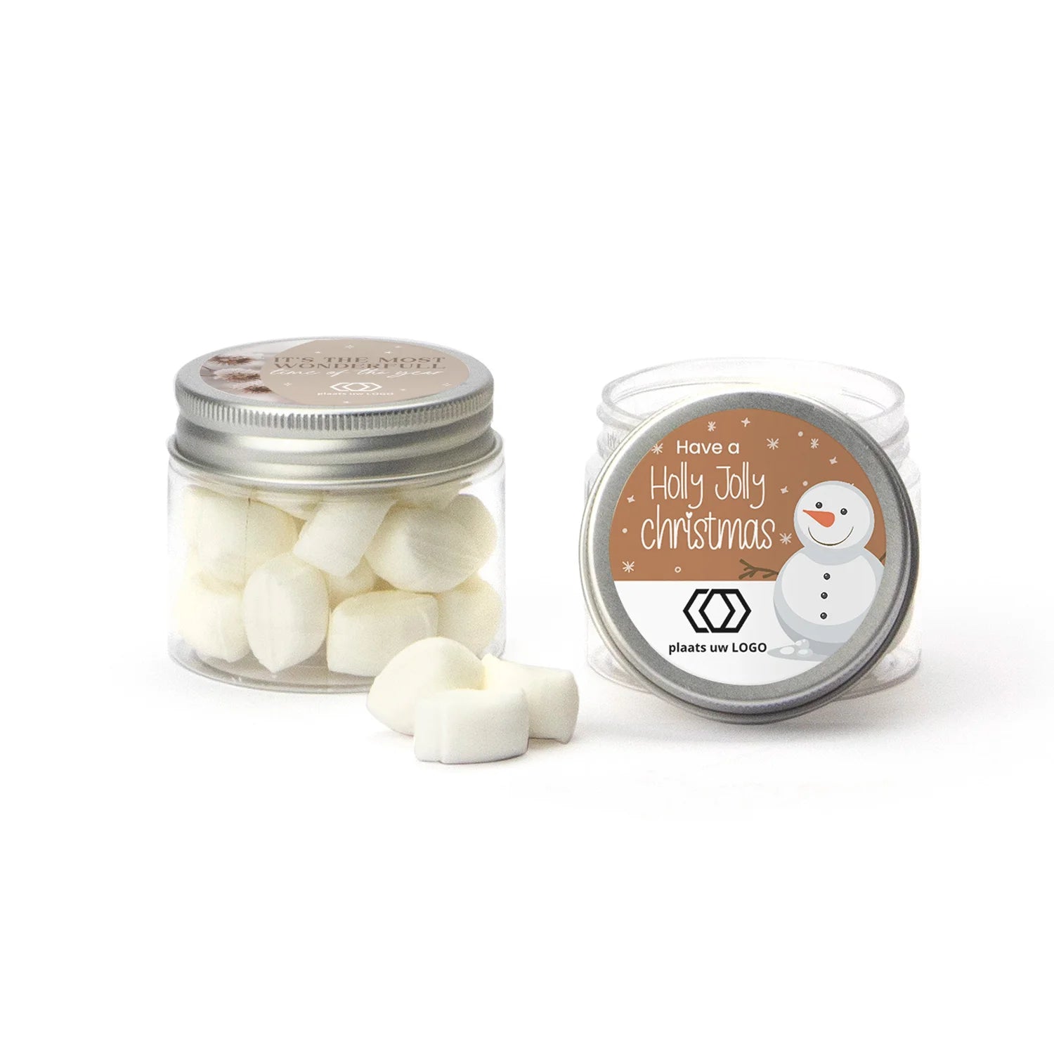 Mini potje met snoepjes - Kerst - Bedankjes.nl
