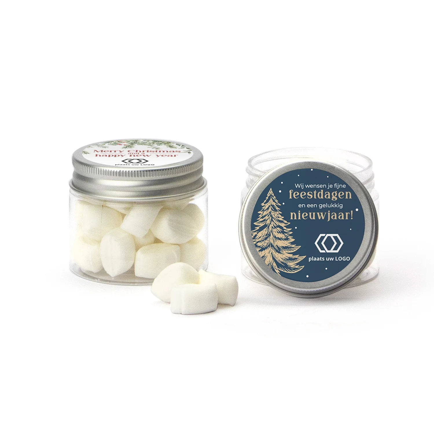 Mini potje met snoepjes - Kerst - Bedankjes.nl