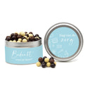 Rond blik met snoep en eigen etiket - Verpleging - Bedankjes.nl