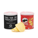 Pringles chipsblikje met eigen wikkel 40 gram - Verpleging - Bedankjes.nl