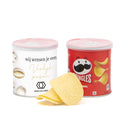 Pringles chipsblikje met eigen wikkel 40 gram - Pasen - Bedankjes.nl