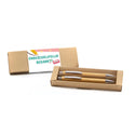 Pennenset bamboe met persoonlijke sleeve - Leraar