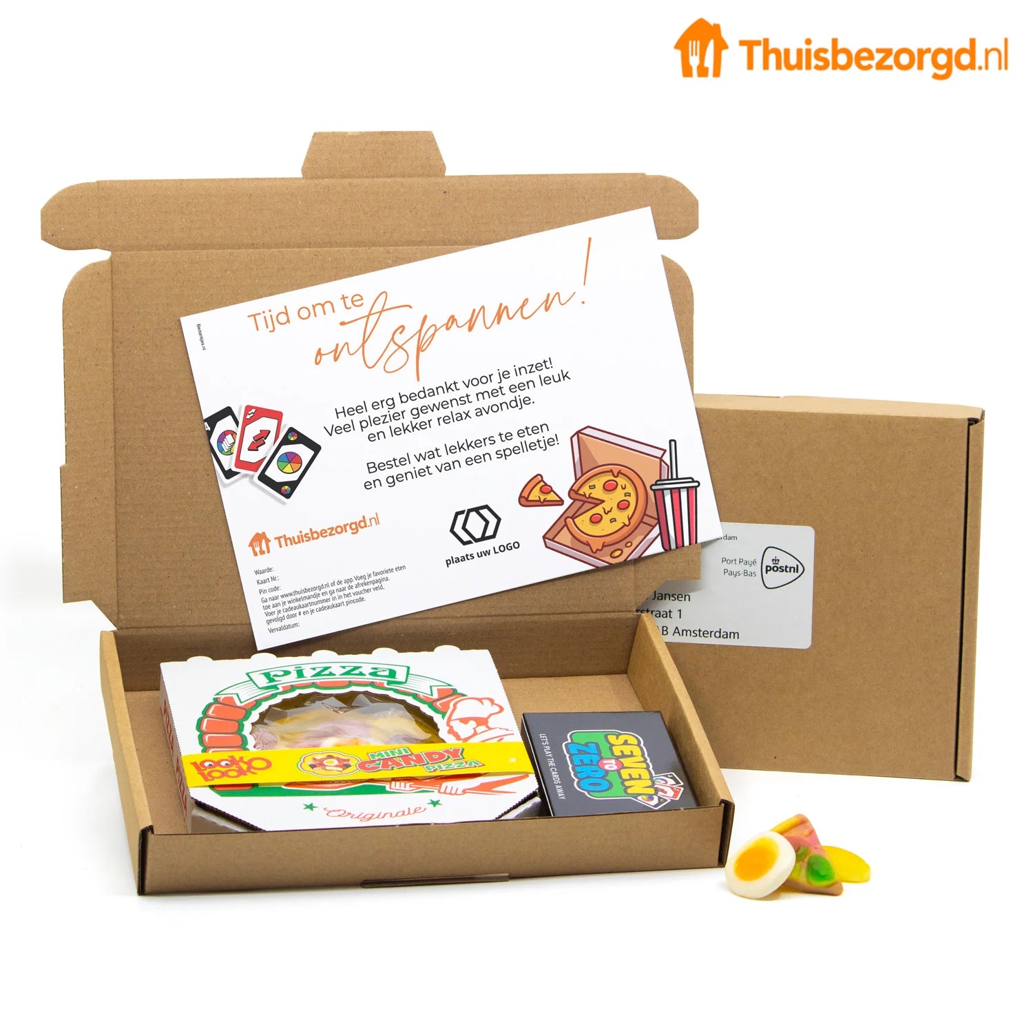 Relax Avondje pizza en spel – Thuisbezorgd
