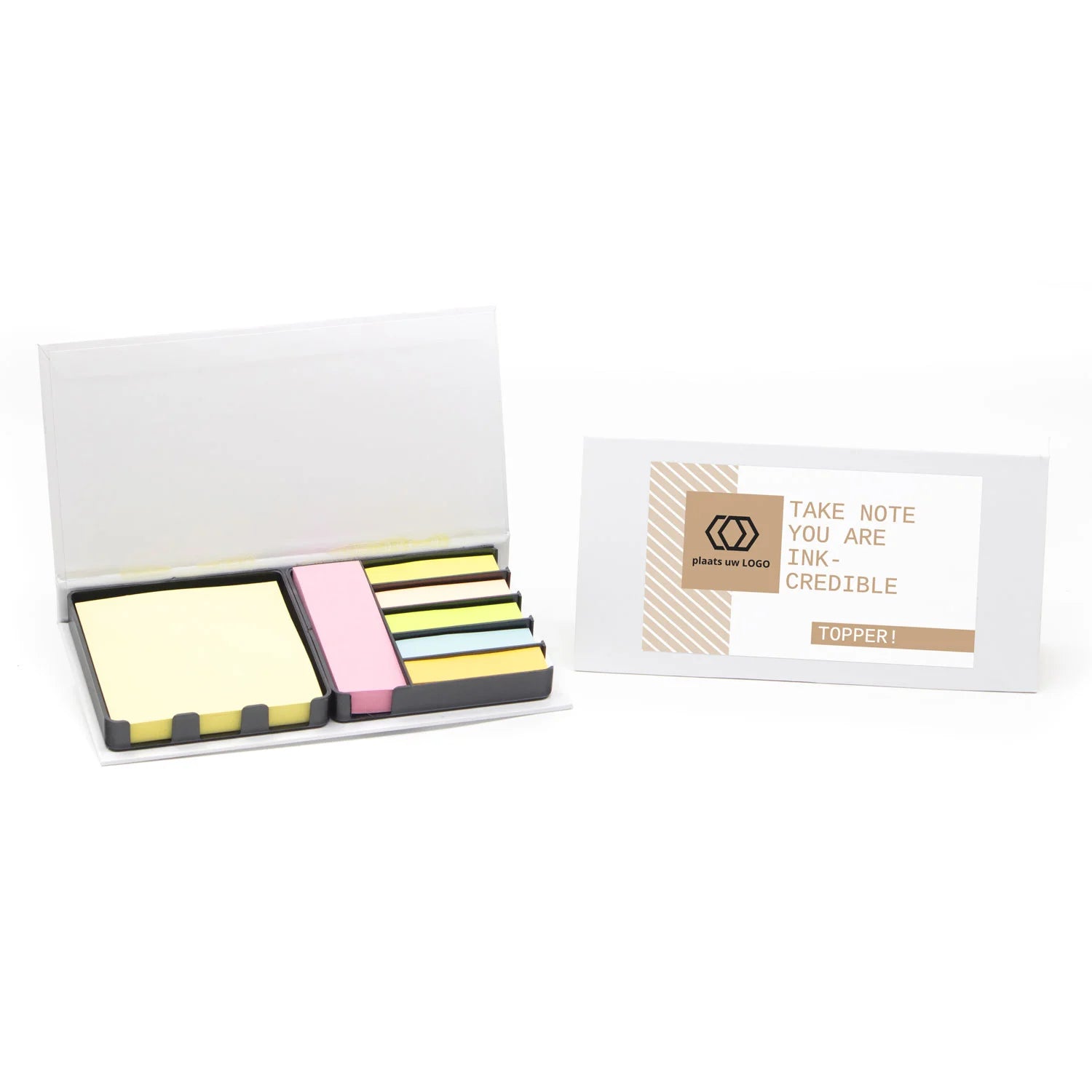 Post-Its met eigen etiket - Zakelijk