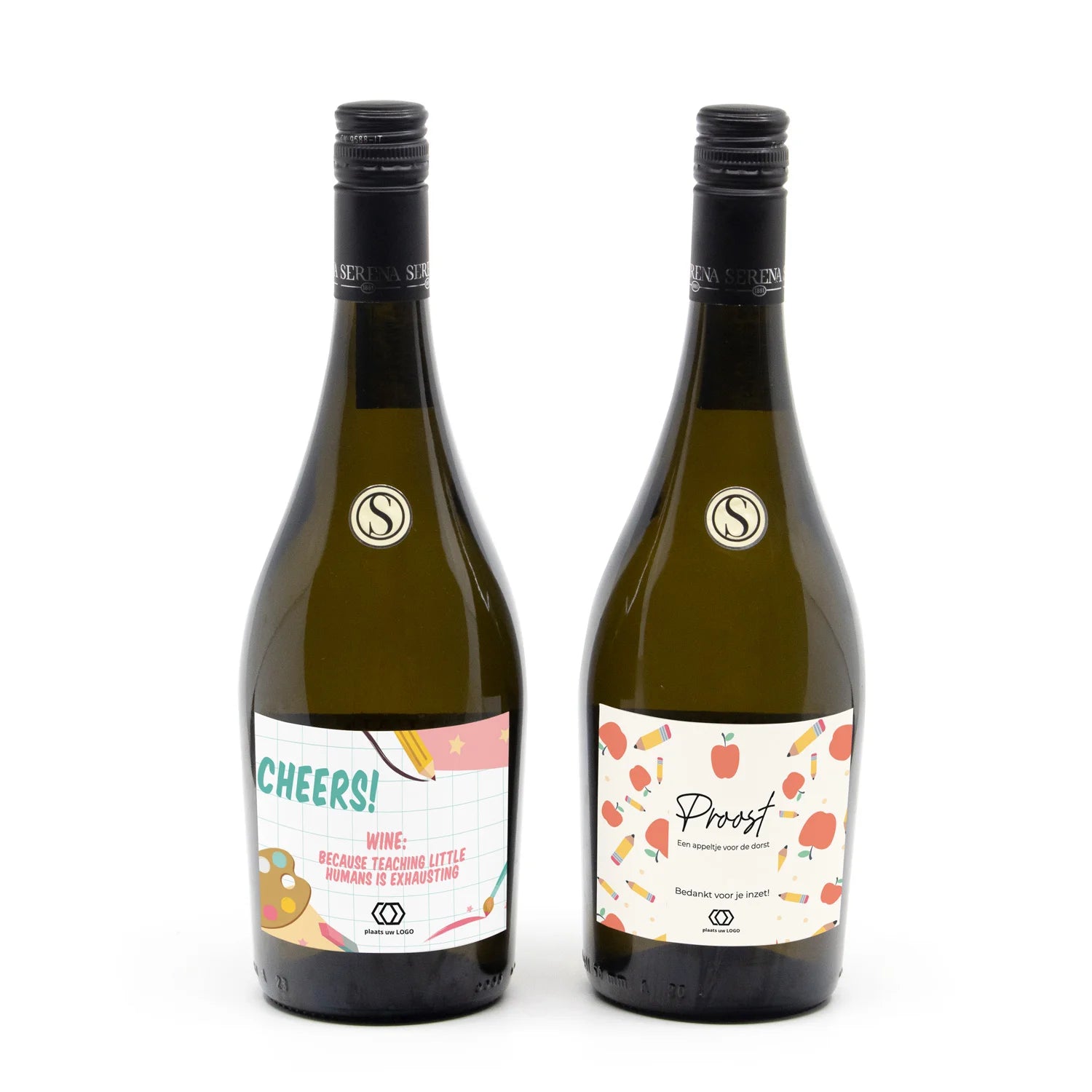 Fles Prosecco met persoonlijk etiket - Leraar - Bedankjes.nl