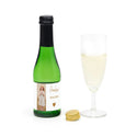 Flesje alcoholvrije prosecco met eigen etiket - Communie meisjes