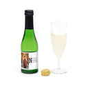 Flesje alcoholvrije prosecco met eigen etiket - Communie jongens