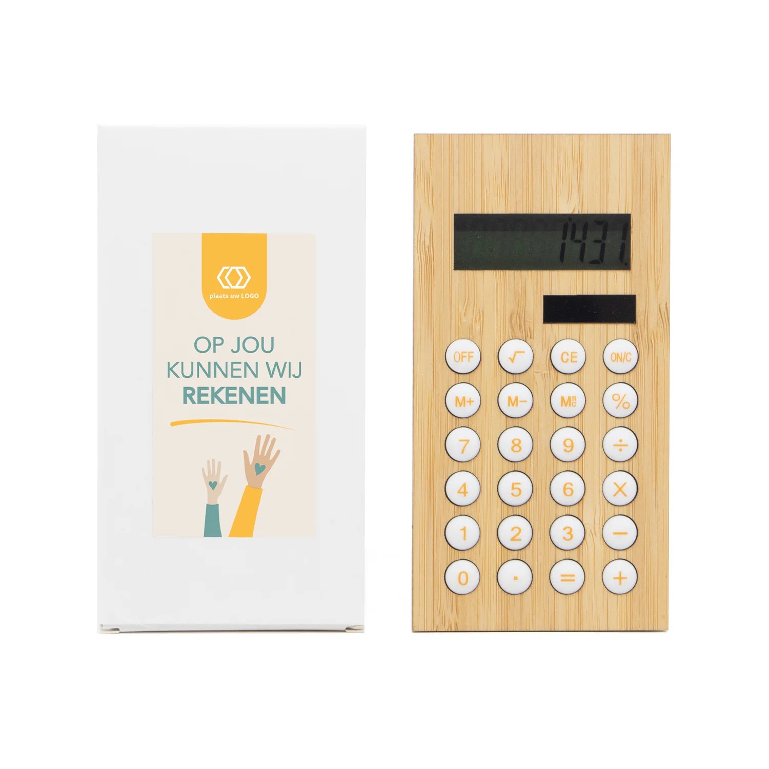 Rekenmachine met eigen etiket - Zakelijk