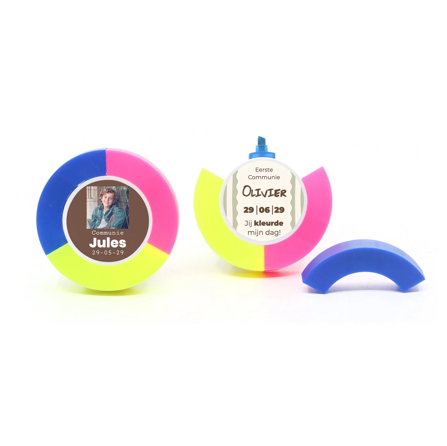 Highlighter rond - Communie jongens