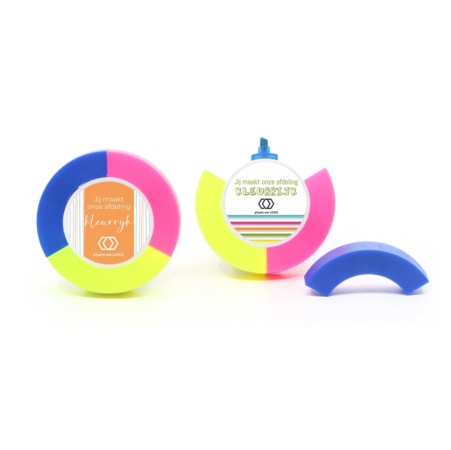 Highlighter rond met eigen etiket - Verpleging