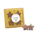 Chocolade kerststerren in blister 4 - Kerst - Bedankjes.nl