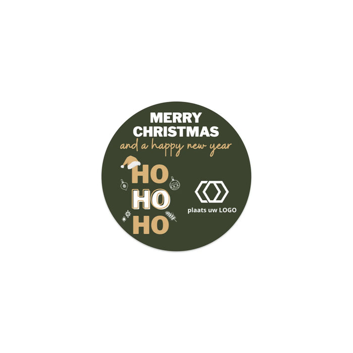 Persoonlijke stickers 30 stuks (3,5cm) - Kerst
