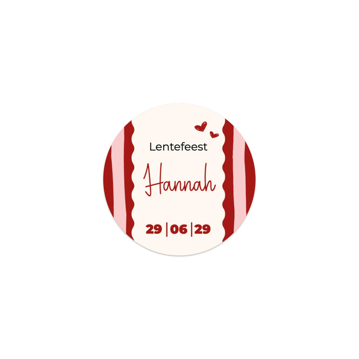 Stickers 30 stuks (3,5cm) - Communie meisjes