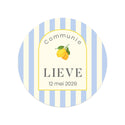 Stickers 18 stuks (5cm) - Communie meisjes