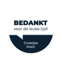Persoonlijke stickers 18 stuks (5cm) - Collega - Bedankjes.nl