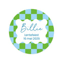 Stickers 18 stuks (5cm) - Communie jongens