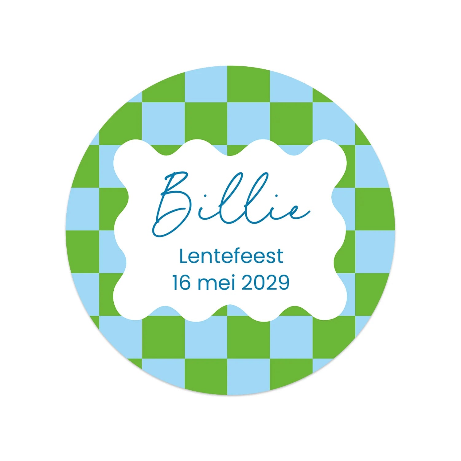 Stickers 18 stuks (5cm) - Communie jongens