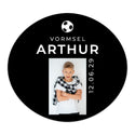Stickers 6 stuks (6,4 x 5,7cm) - Communie jongens