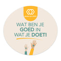 Persoonlijke stickers 6 stuks (64x57mm) - Zakelijk