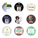 Stickers 30 stuks (3,5cm) - Communie jongens