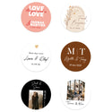 Persoonlijke stickers 18 stuks (5cm) - Trouwen - Bedankjes.nl