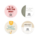 Persoonlijke stickers 12 stuks (6,35cm) - Zakelijk