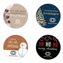 Persoonlijke stickers 6 stuks (7,5cm) - Kerst - Bedankjes.nl