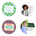 Stickers 6 stuks (7,5cm) - Communie jongens