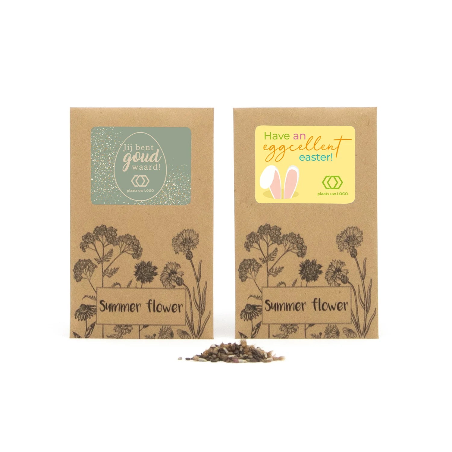 Summer flower zakje - Pasen - Bedankjes.nl