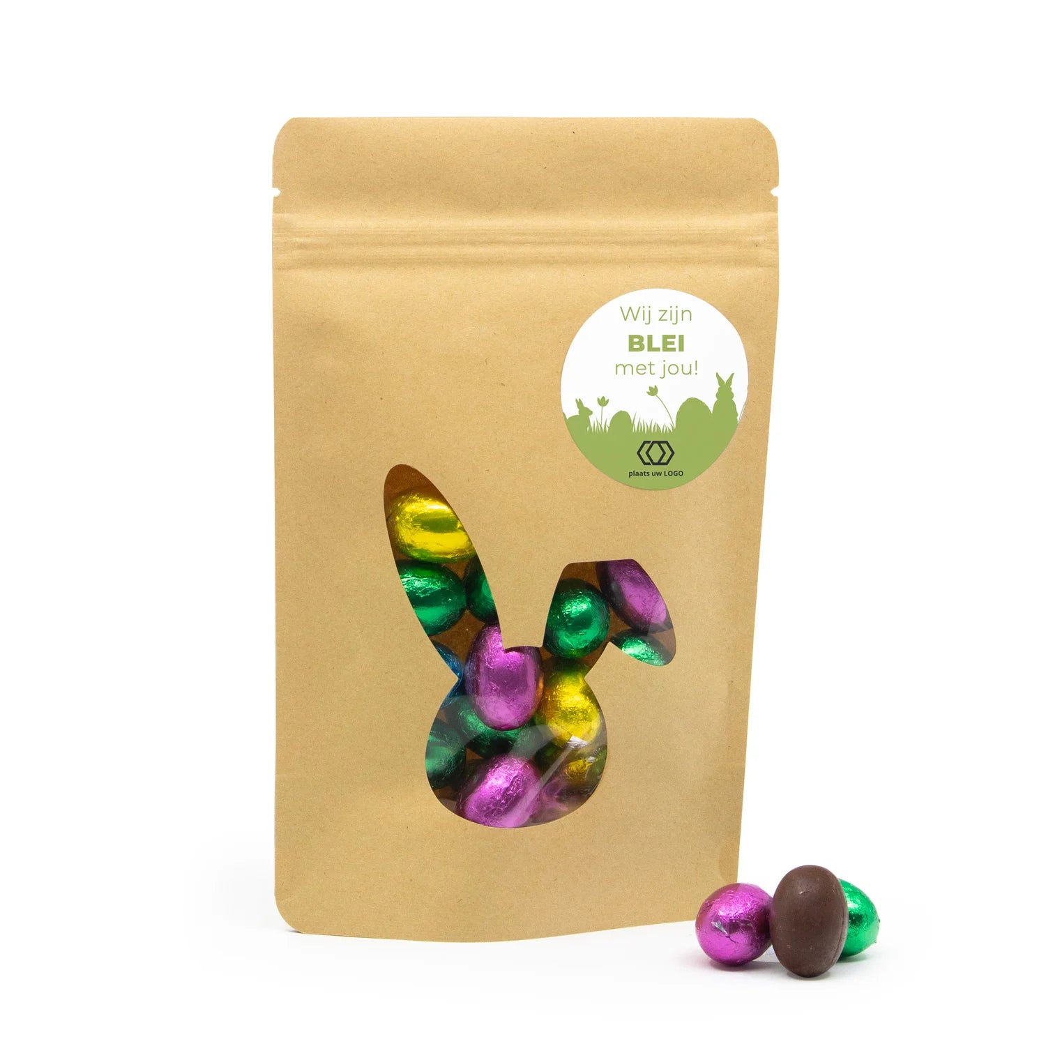 Stazak paashaas met paaseitjes - Pasen - Bedankjes.nl