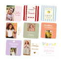 Sticker 15 stuks (5 x 5cm) - Communie meisjes