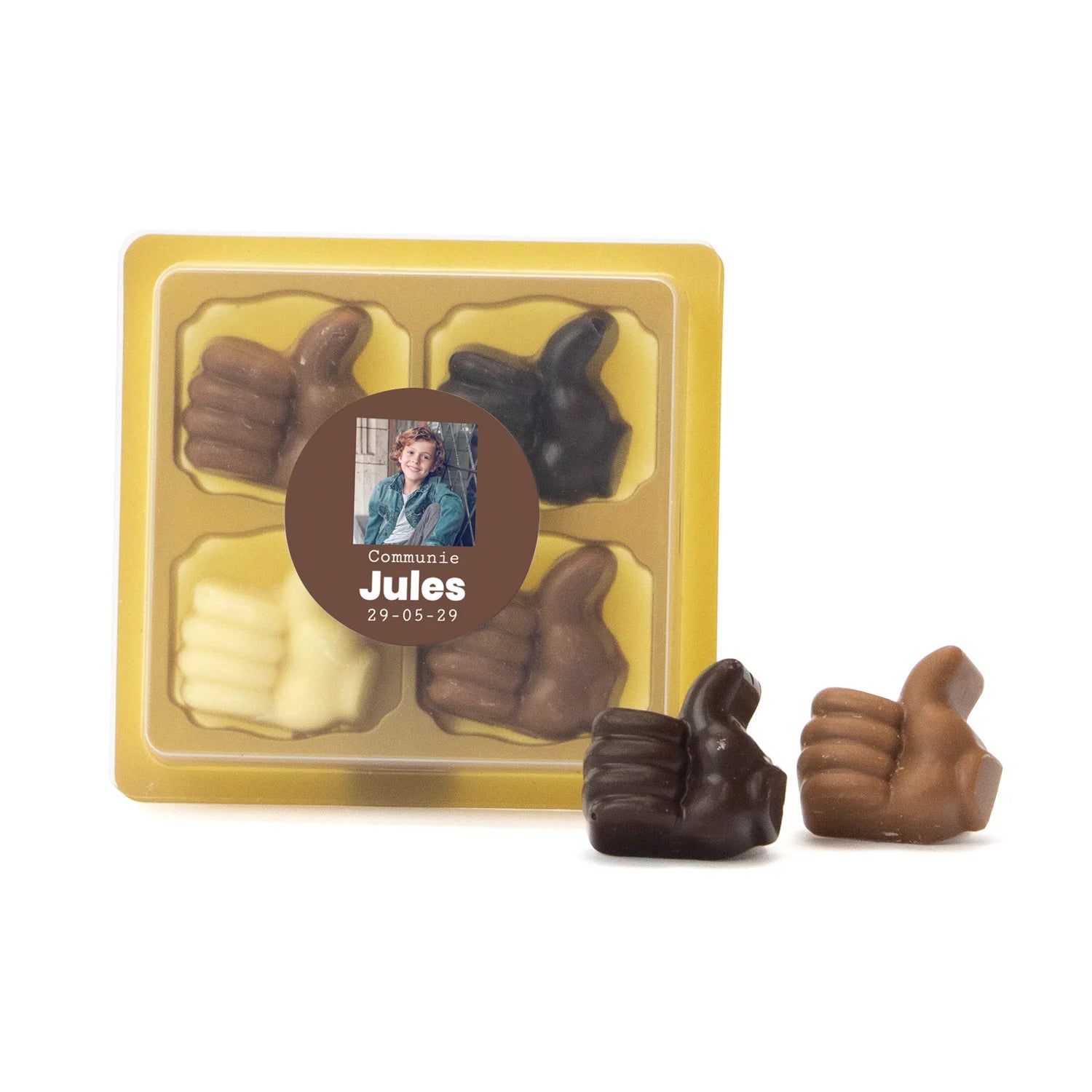 Chocolade Duimpjes - Communie Jongens