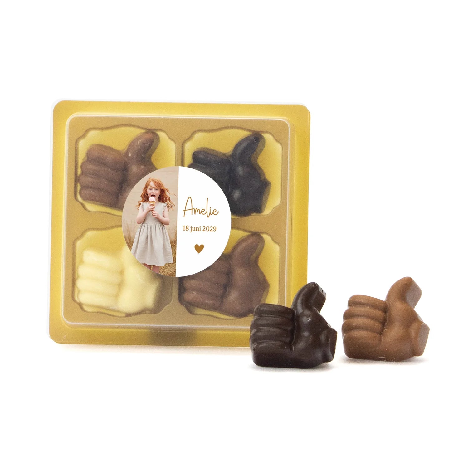 Chocolade Duimpjes - Communie Meisjes