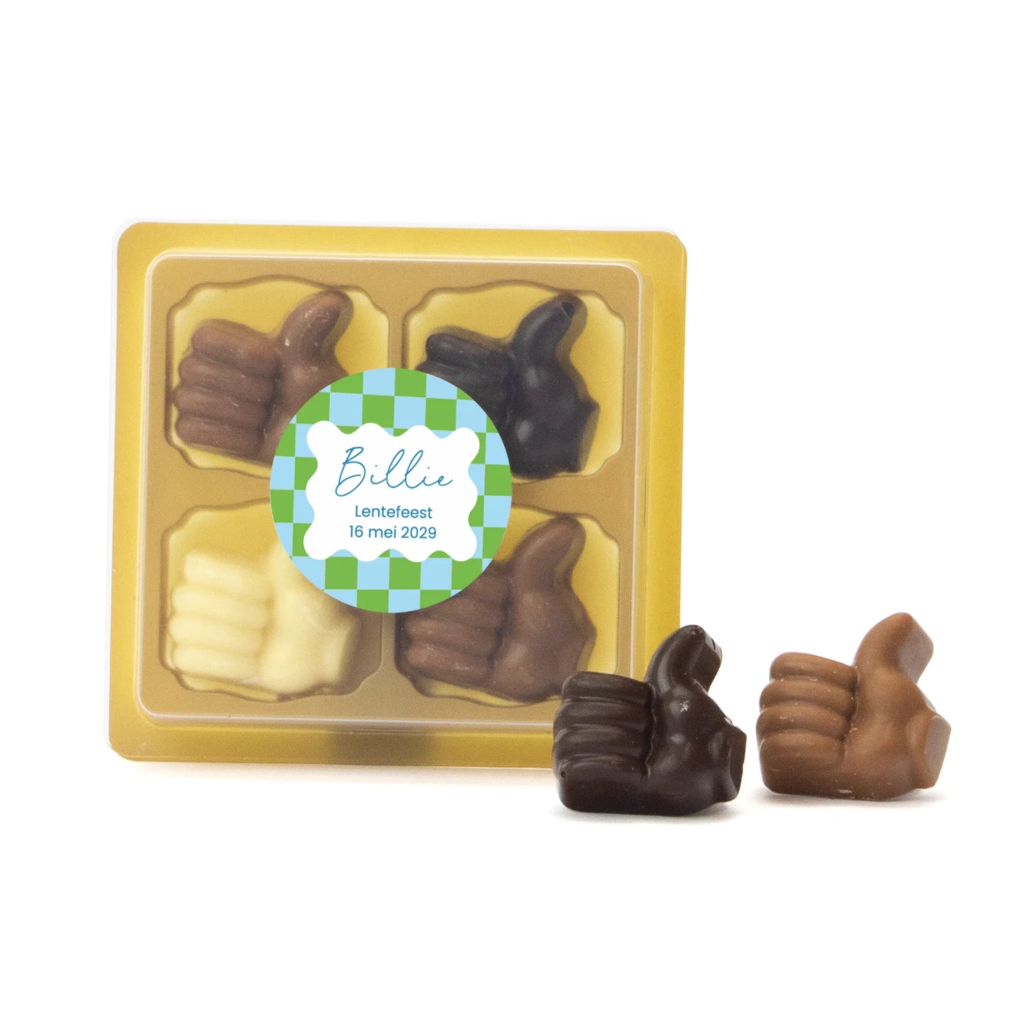 Chocolade Duimpjes - Communie Jongens