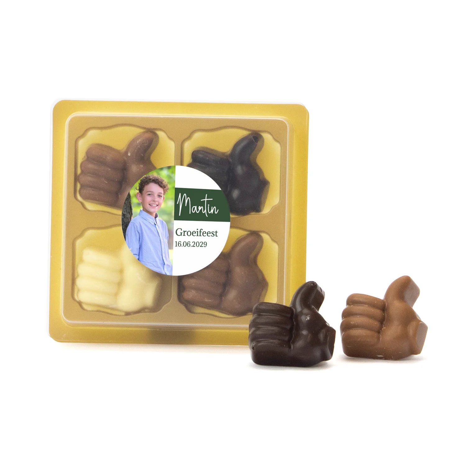 Chocolade Duimpjes - Communie Jongens