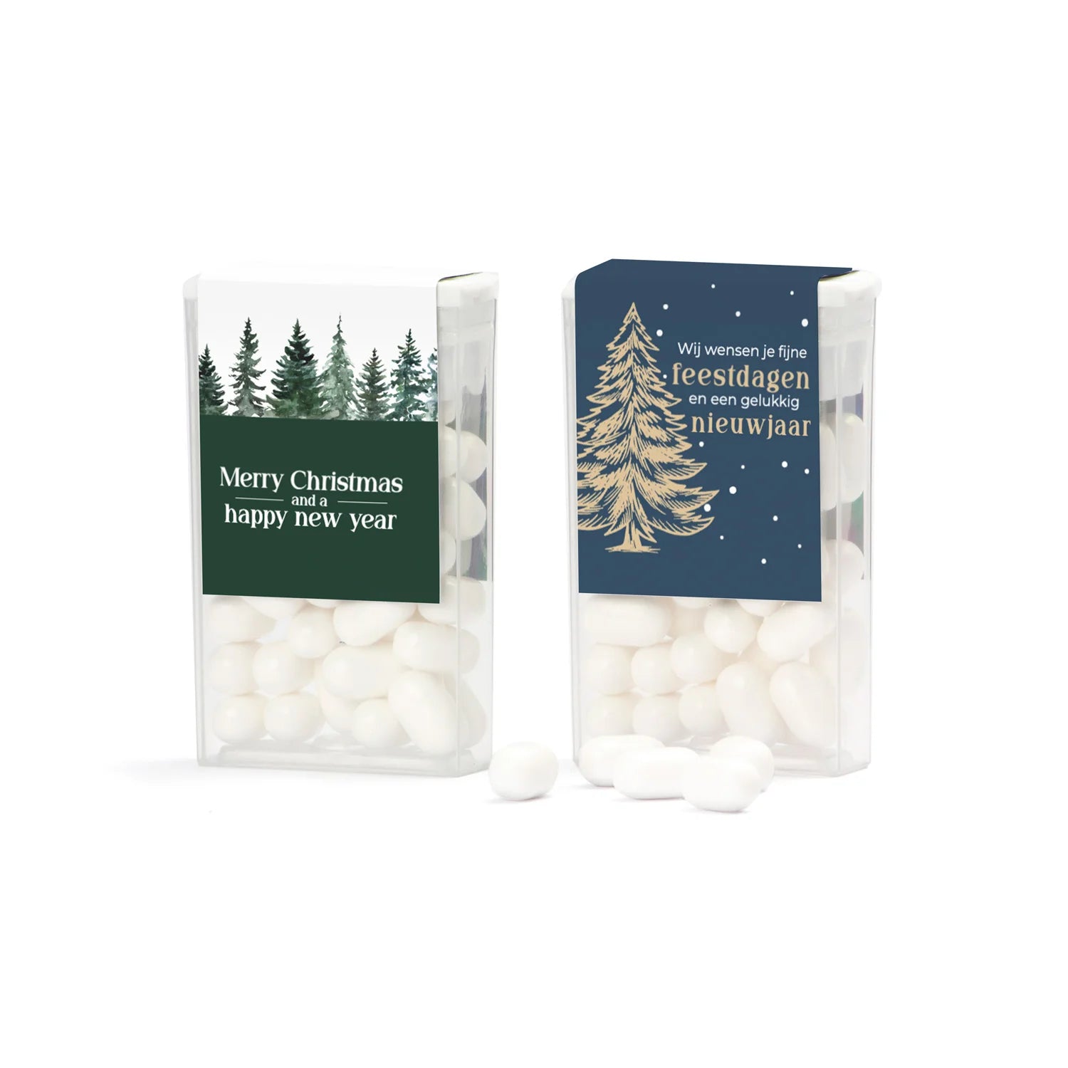 Tic Tac met eigen logo op etiket - Kerst - Bedankjes.nl