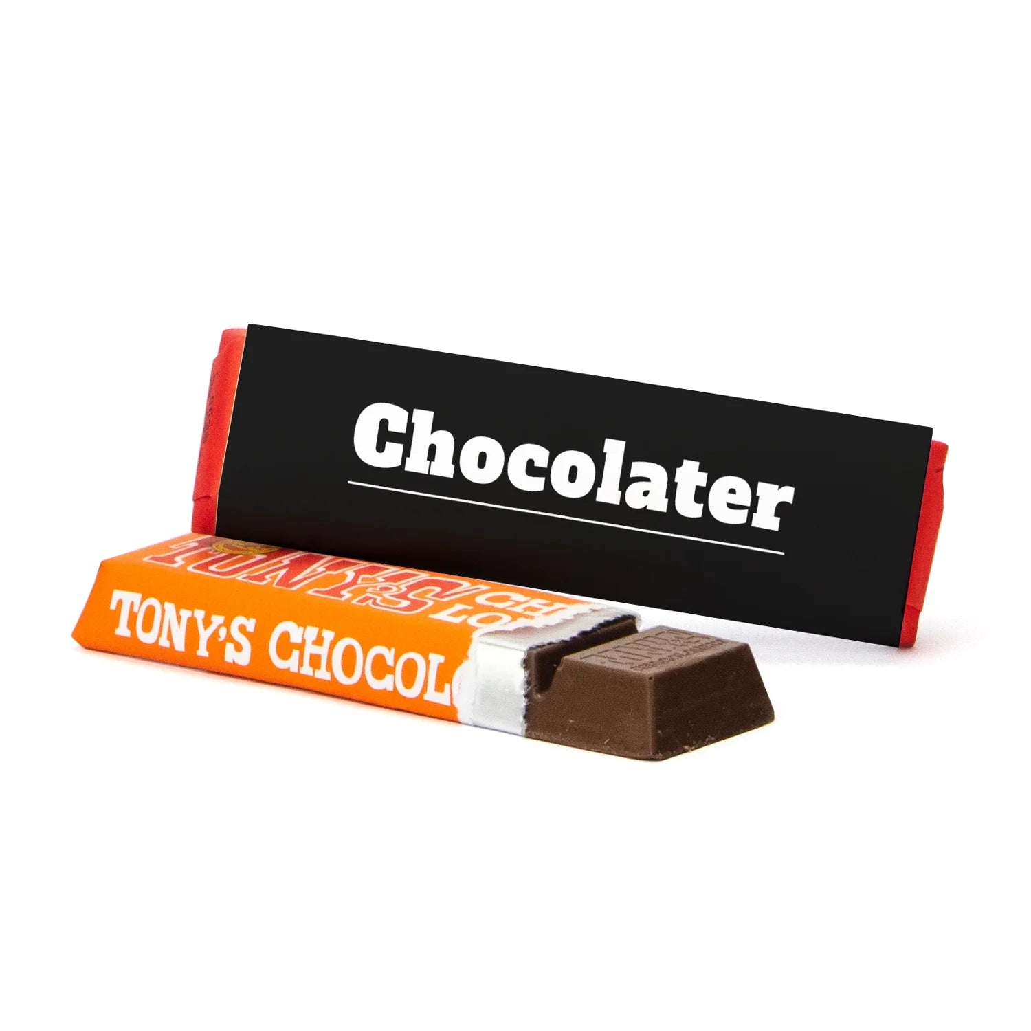 Tony Chocolonely 50 gram met eigen wikkel - Afscheid Collega's