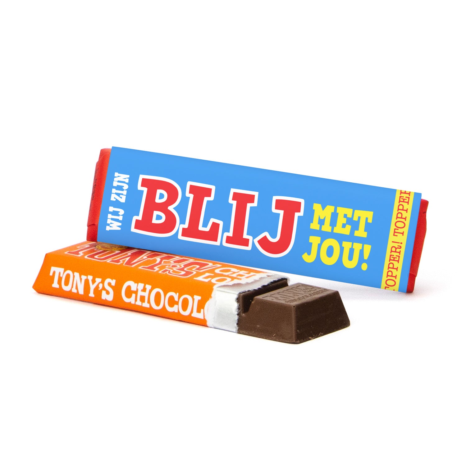 Tony Chocolonely 50 gram met eigen wikkel - Verpleging - Bedankjes.nl