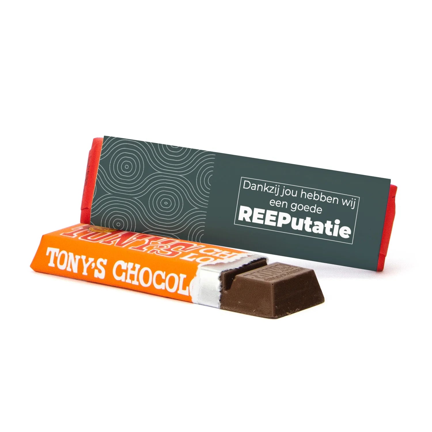 Tony Chocolonely 50 gram met eigen wikkel - Zakelijk - Bedankjes.nl