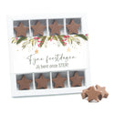 Geschenkdoos 16 chocolade sterren met logo - Kerst - Bedankjes.nl