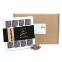 Geschenkdoos 16 chocolade sterren in A5 doosje - Brievenbus - Bedankjes.nl