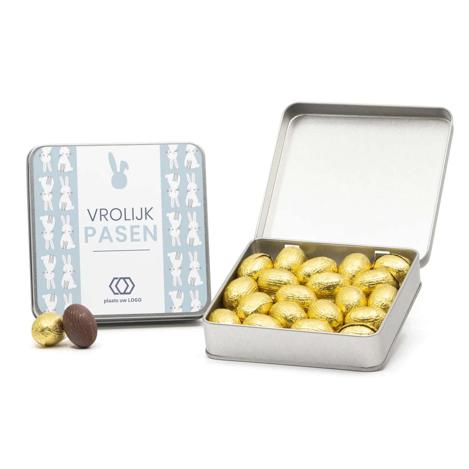 Blik van waardering met paaseitjes - Pasen - Bedankjes.nl